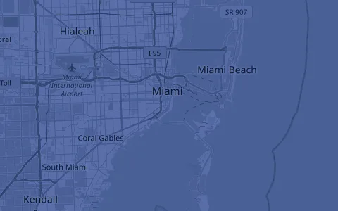 Map of Miami, FL